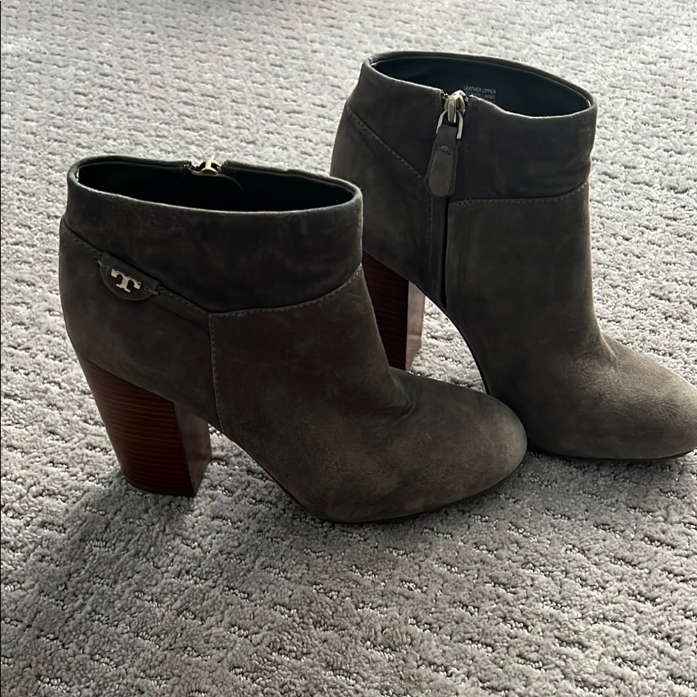 Tory Burch suede booties